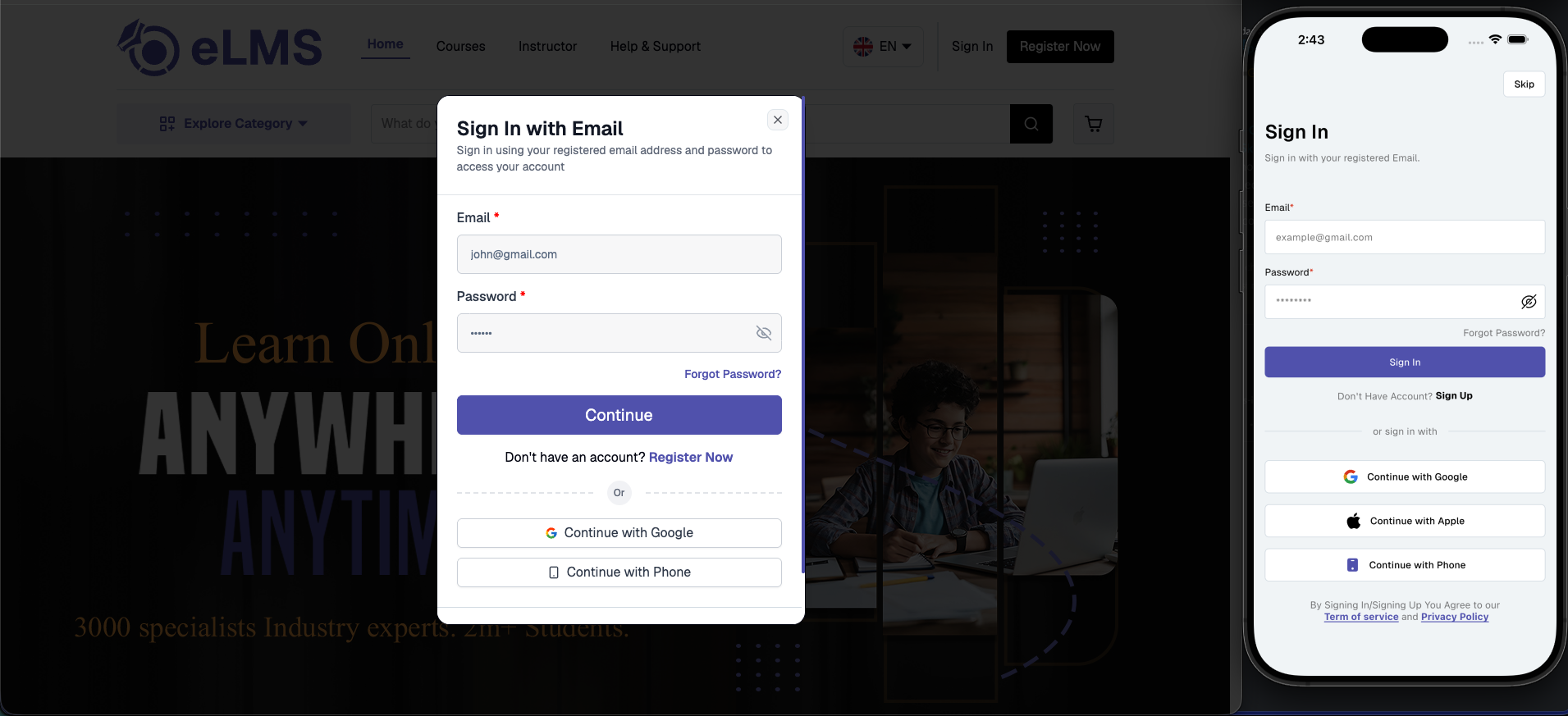 User Authentication