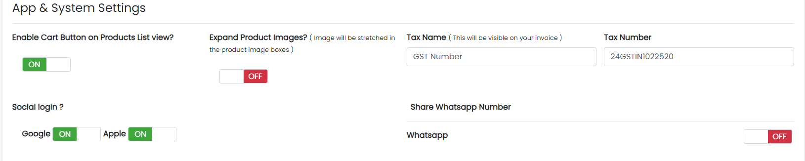 Admin Panel Social Login