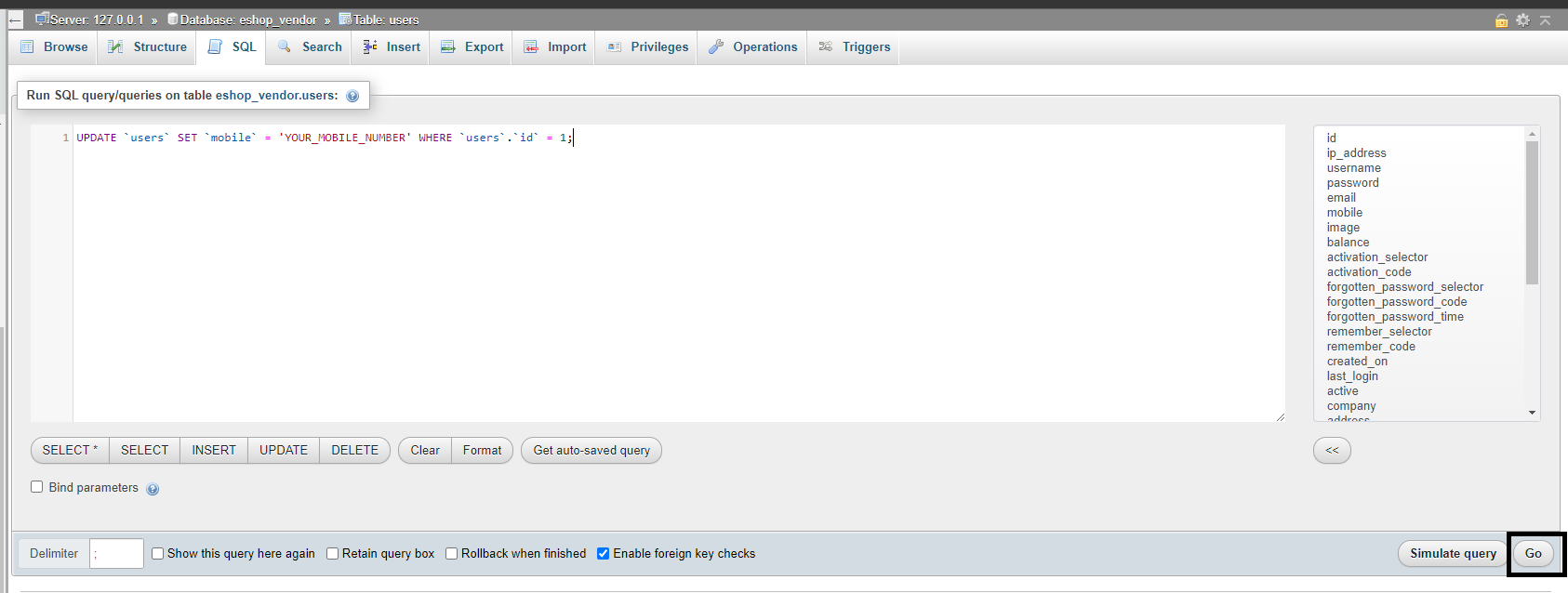 Run Query