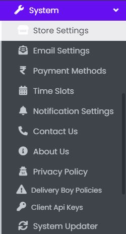 System Tab