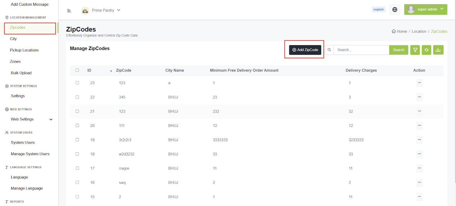 Fund Transfer Example