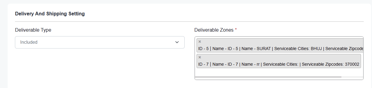 Zone Process Example