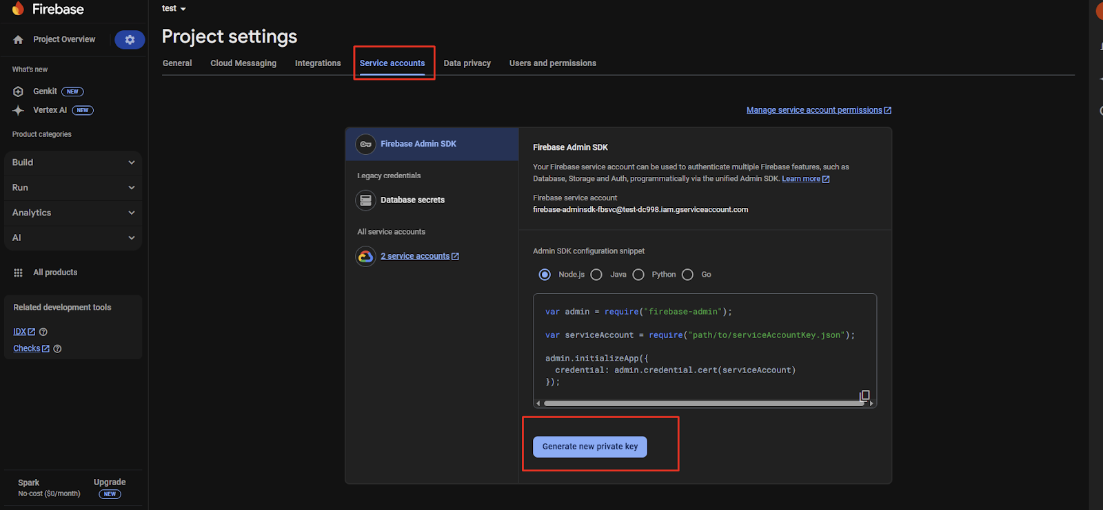 Firebase Project Example