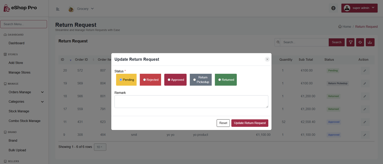 Return Process 2