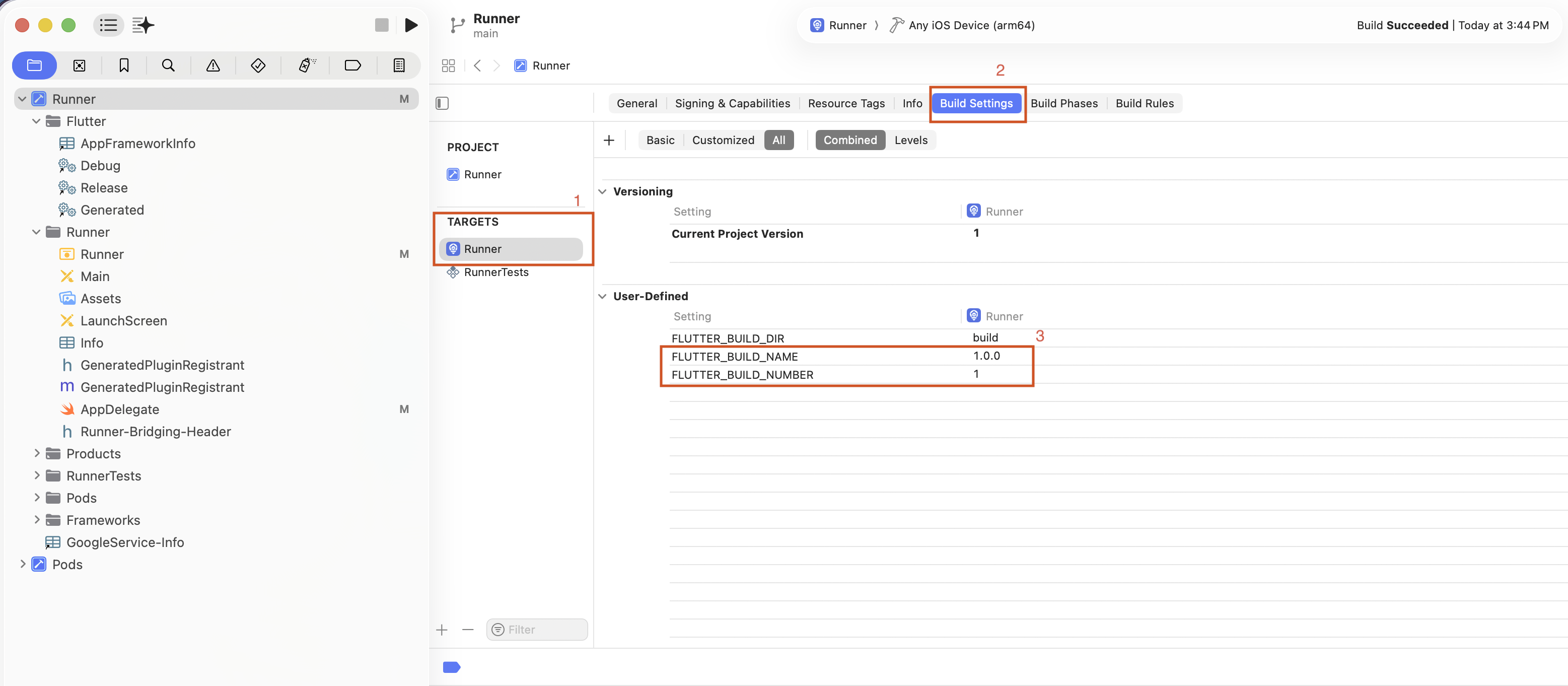 Build Settings in Xcode