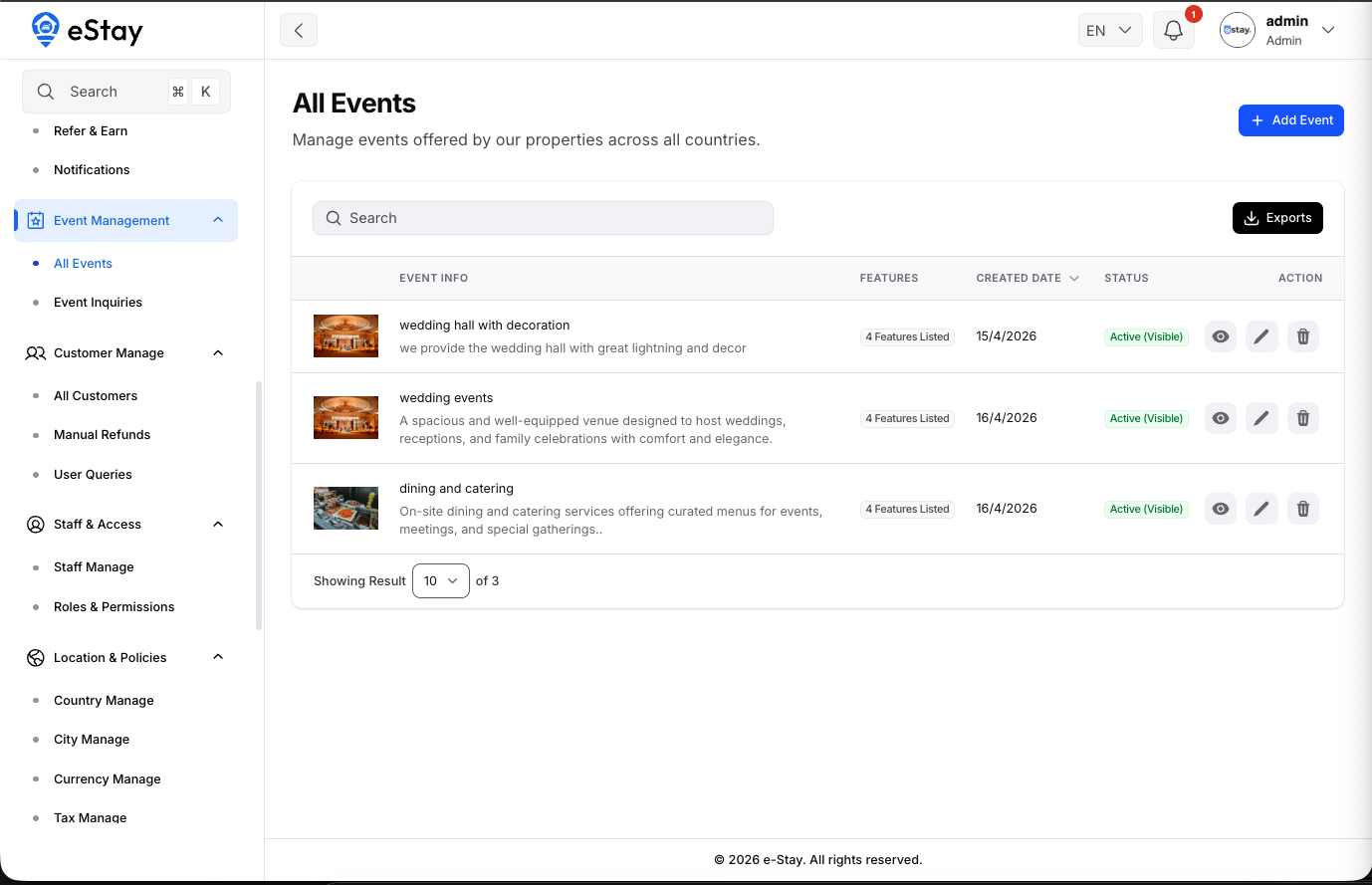 Add Event