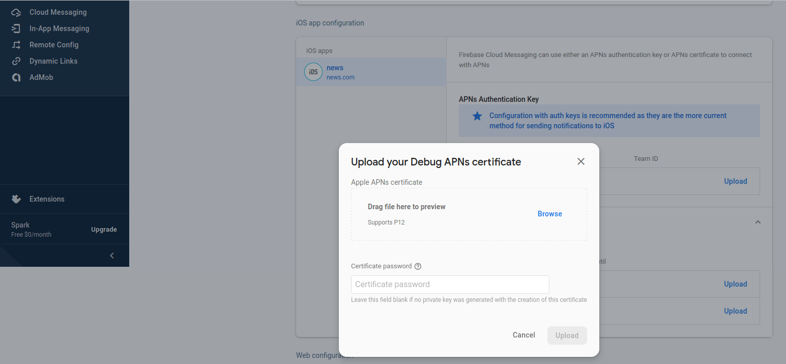 iOS Push Certificate 1