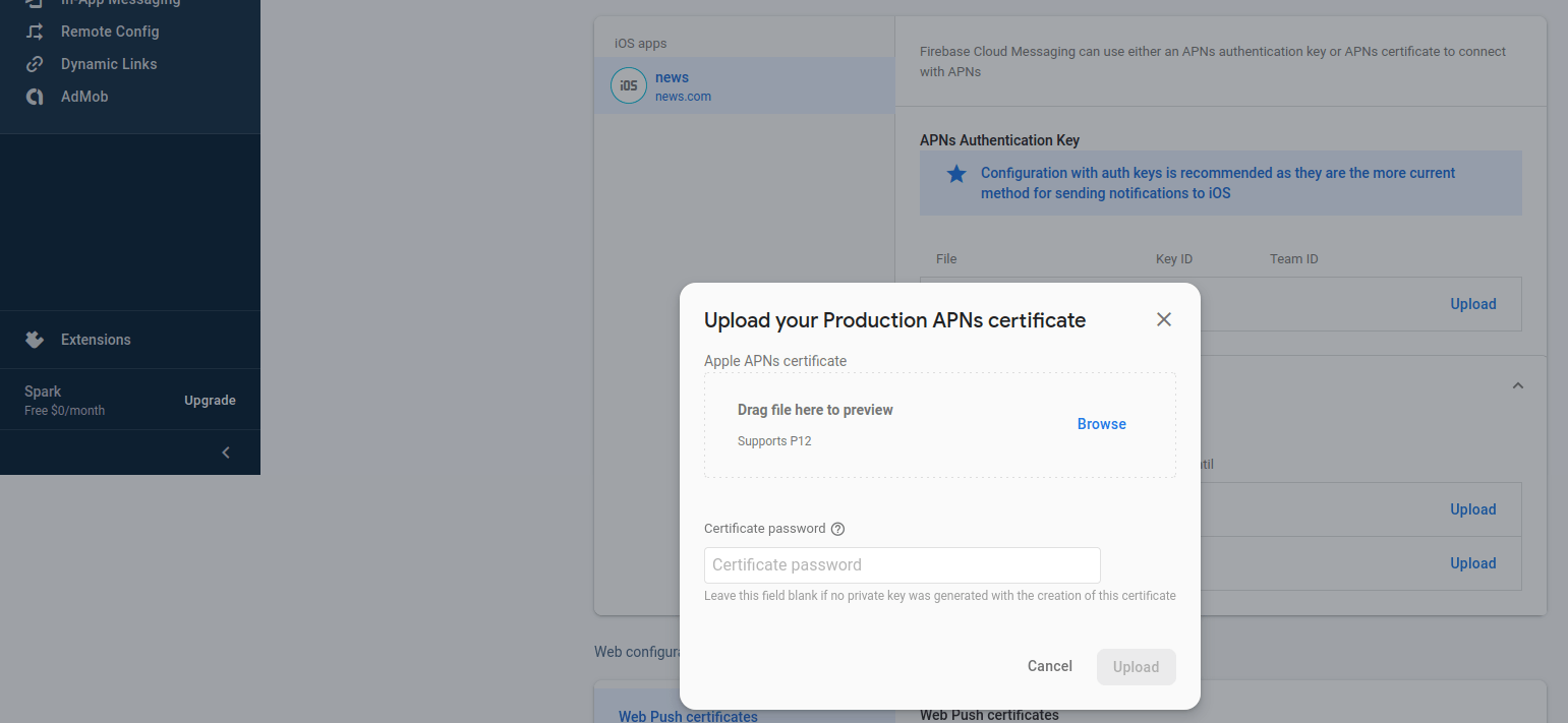 iOS Push Certificate 2