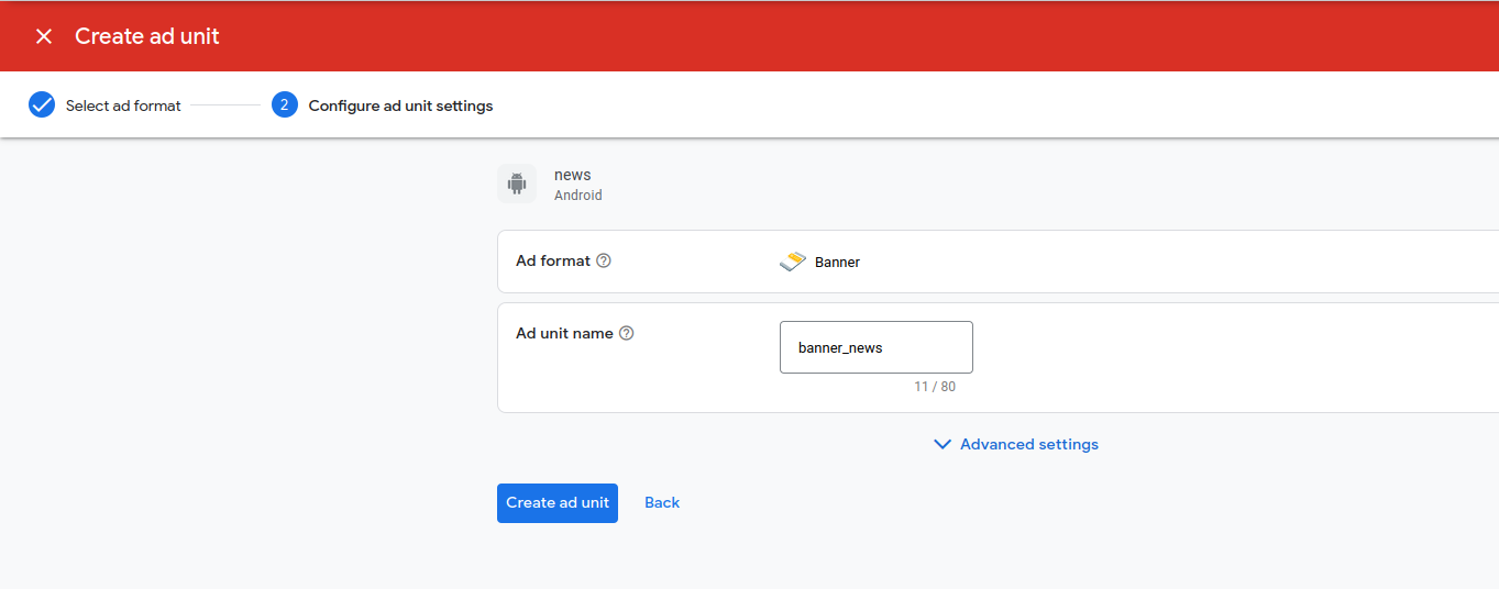 AdMob Setup 6