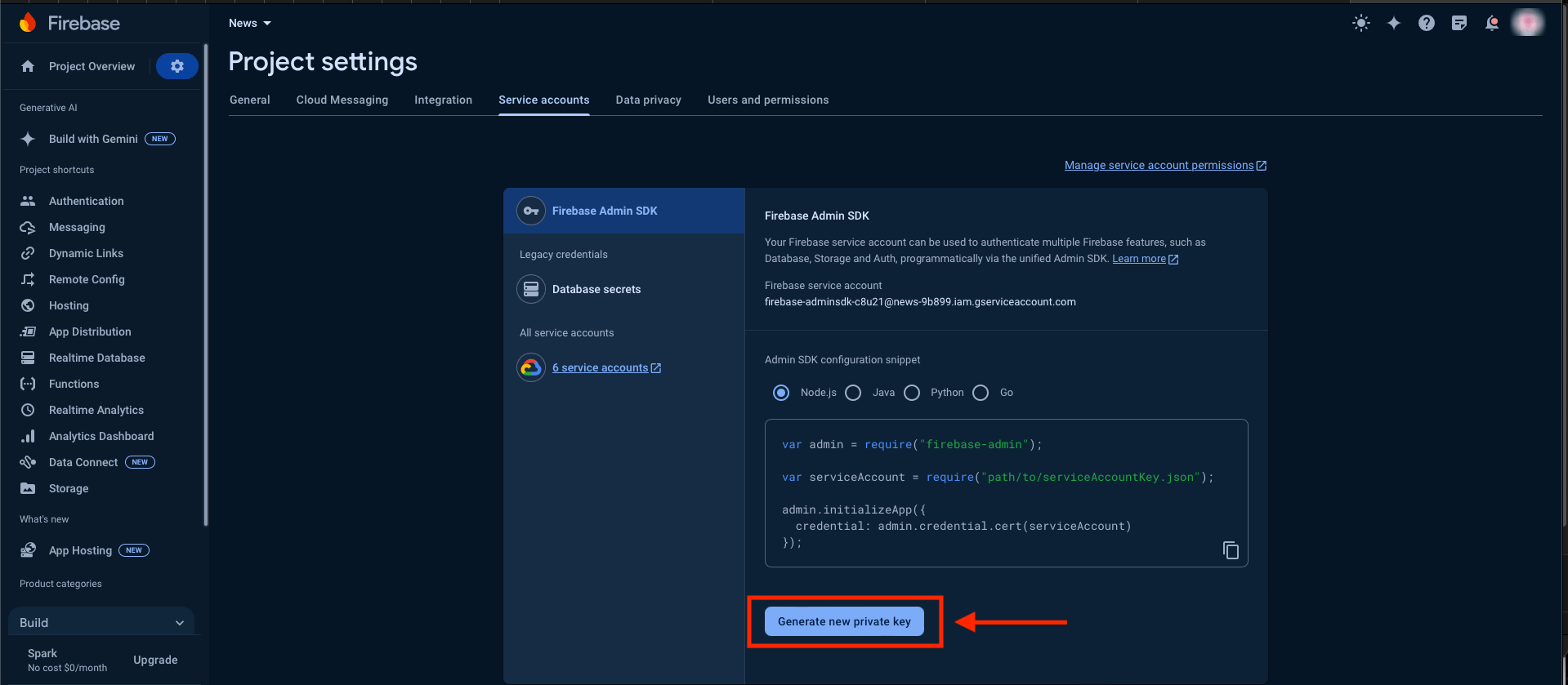 Notification Setting 1