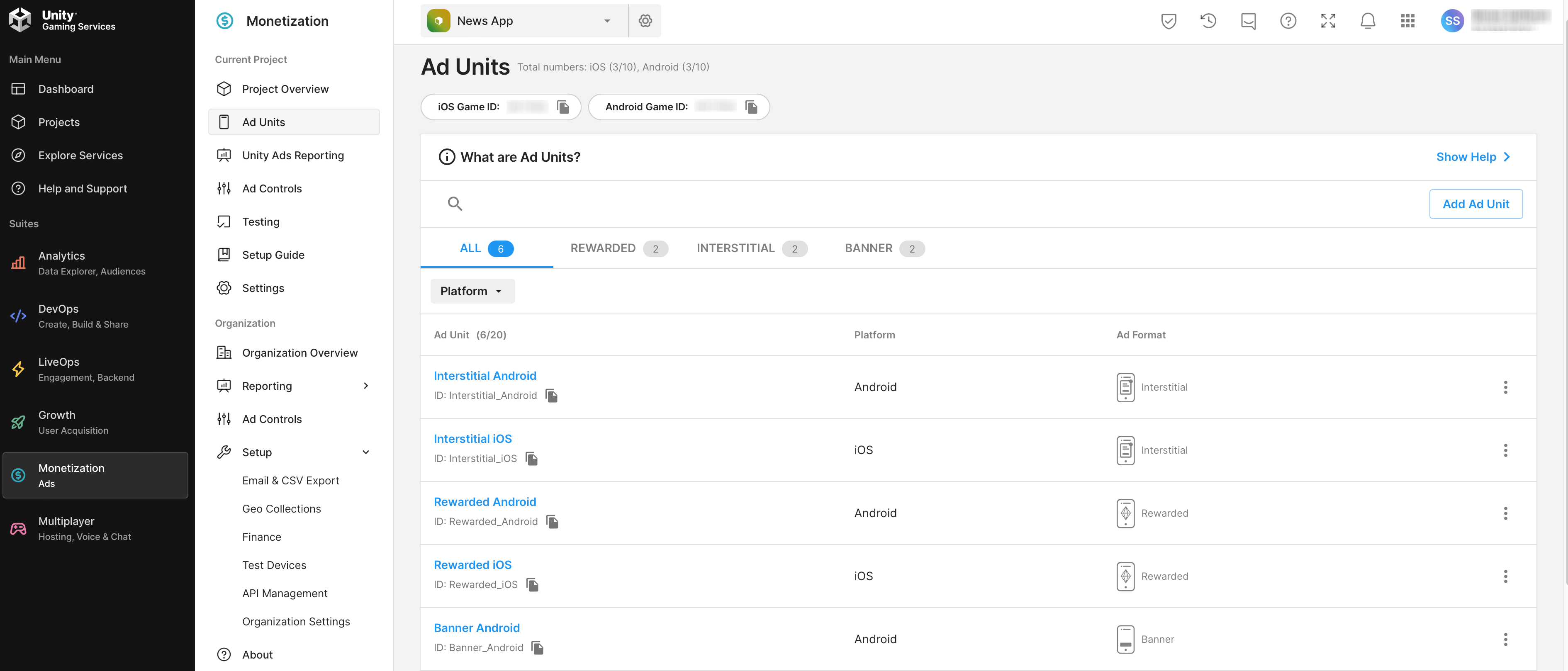 Unity Add Units